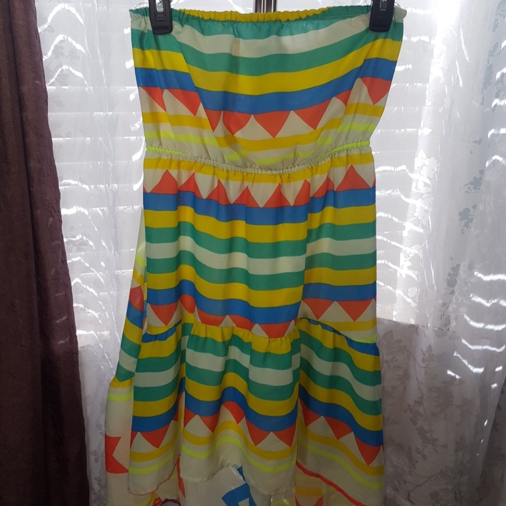 Colorful striped dress, traditional, good conditio